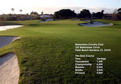 BallenIsles Country Club In Palm Beach Gardens, Re-opens its newly-renovated East Course