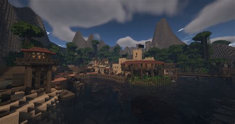 Hidden Pirate Town Minecraft Map