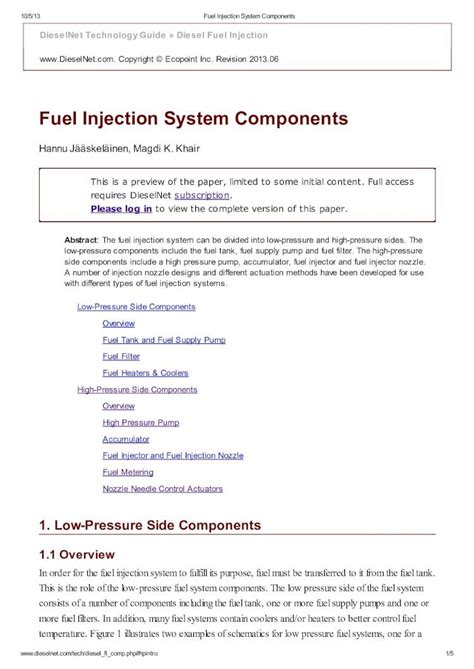 (PDF) Fuel Injection System Components - DOKUMEN.TIPS