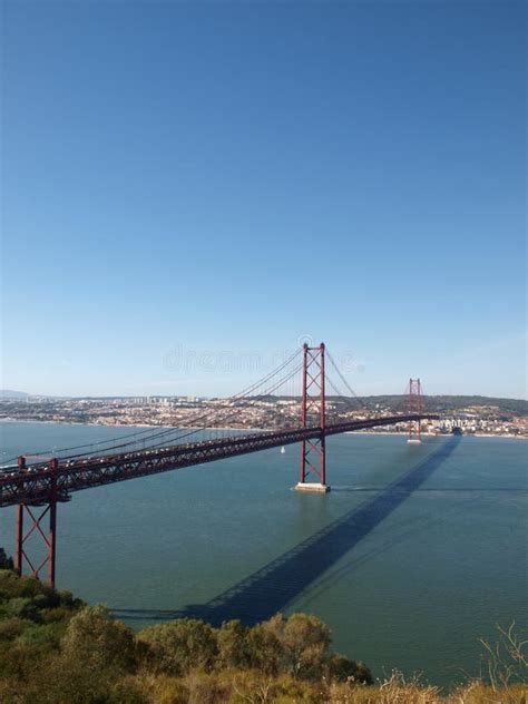 25th April Bridge Across Tagus River Stock Image - Image of abril, across: 18661595