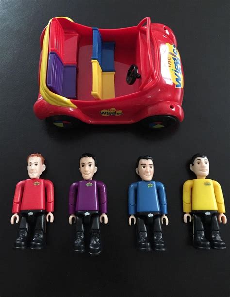 The Wiggles Big Red Car With 4 Figures - Greg Murray Jeff Anthony VERY RARE EUC | #1722170757