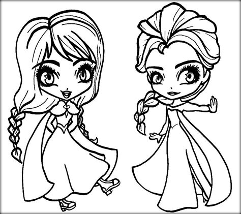 The Best Ideas for Baby Elsa and Anna Coloring Pages - Home, Family ...