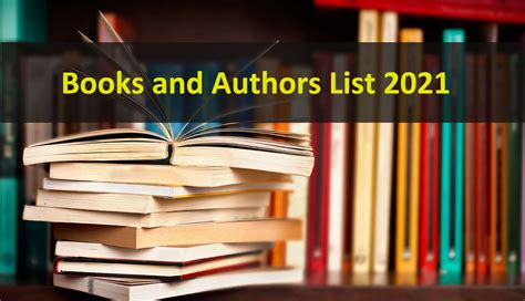 Books and Authors List 2021 for various exams [Updated] - Paper Tyari