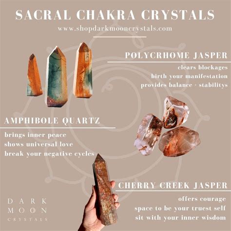 Crystals for the Sacral Chakra | Chakra crystals, Sacral chakra, Crystals