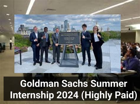 Goldman Sachs Summer Internship 2024 (Highly Paid) - De Round Table