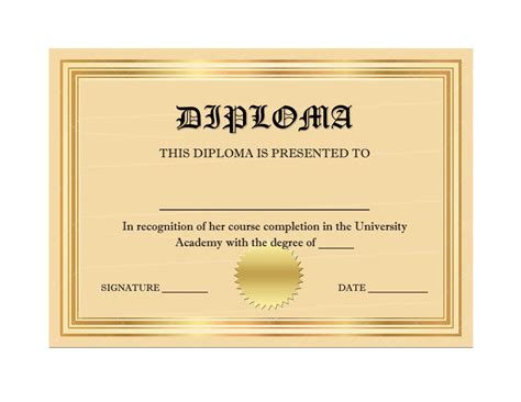 30 Real & Fake Diploma Templates (High school, College, Homeschool)