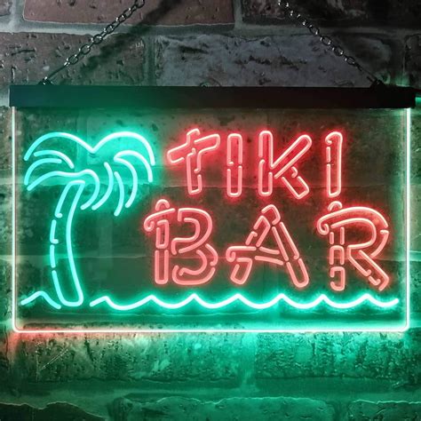 Tiki Bar Palm Tree LED Neon Light Sign – Way Up Gifts