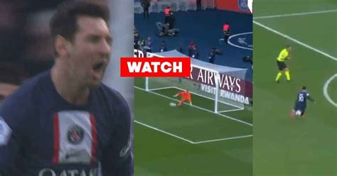 Lionel Messi scores Injury-time Goal | PSG beats LOSC Lille 4-3