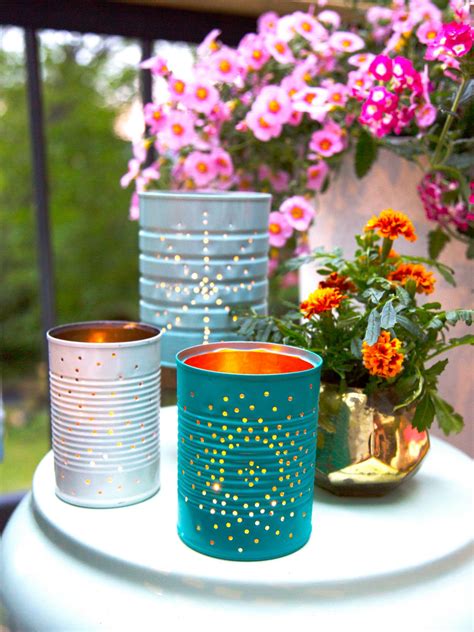 How to Make Tin Can Lanterns | HGTV's Decorating & Design Blog | HGTV