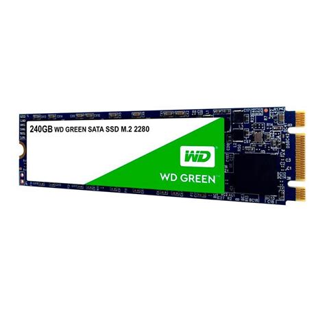 SSD WD Green 240GB M.2 2280 SATA III 6Gb/s, WDS240G2G0B-00EPW0 | Pichau