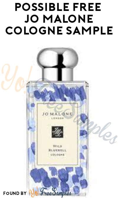 Possible FREE Jo Malone Cologne Sample (Facebook Required)