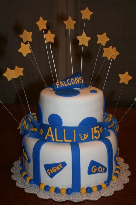 Cheerleader Birthday Cake - CakeCentral.com