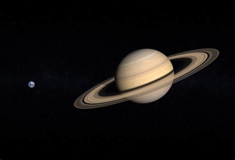 Size comparison: Earth vs Saturn : r/interestingasfuck