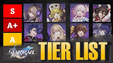 Honkai Star Rail Tier List - Rating all 4 stars - YouTube