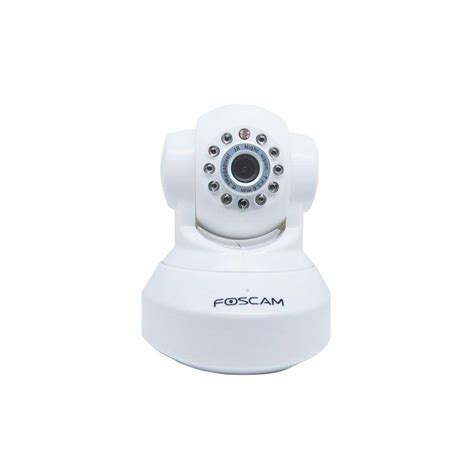 Foscam Wireless 480p Indoor Dome Shaped Pan/Tilt IP Security Camera - White-FI8918W-WHT - The ...