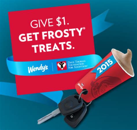 Wendy's Frosty Key Tag Promotion 2015 | Thrifty Momma Ramblings