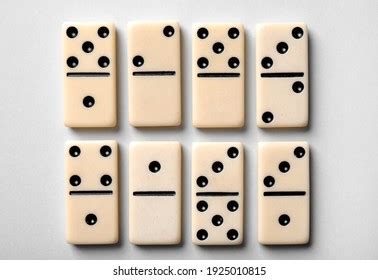 Set Classic Domino Tiles On Beige Stock Photo 1926987566 | Shutterstock