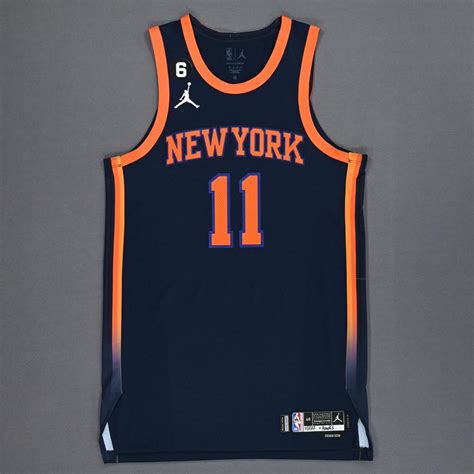 Jalen Brunson - New York Knicks - Game-Worn Statement Edition Jersey - Scored Team-High 20 ...