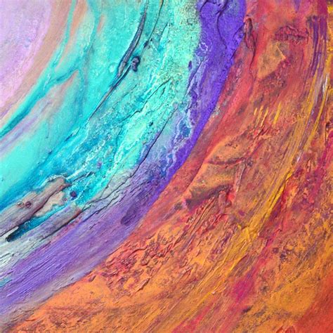 Bliss Abyss - Original Large Abstract Art By Caroline Ashwood