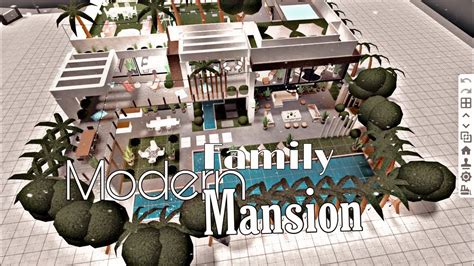 Roblox Bloxburg ||Modern Family Mansion ||Bloxburg Builds - YouTube ...