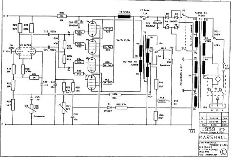 Marshall JCM800 Schematics - Dr.Tube