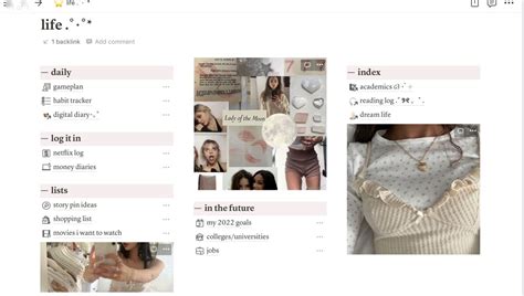 my life notion | Notions, Day planner design, Blog planner