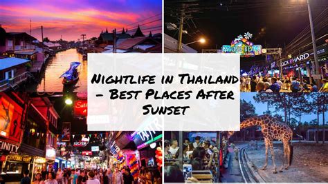 Nightlife In Thailand - Best Places After Sunset