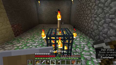 Minecraft zombie spawner tutorial part 1 - YouTube