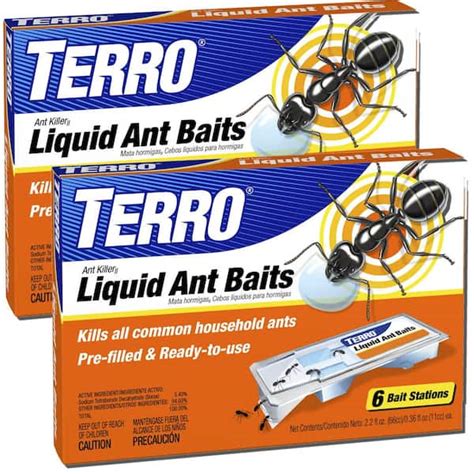 TERRO Indoor Liquid Ant Killer Baits (12-Count) T300B - The Home Depot