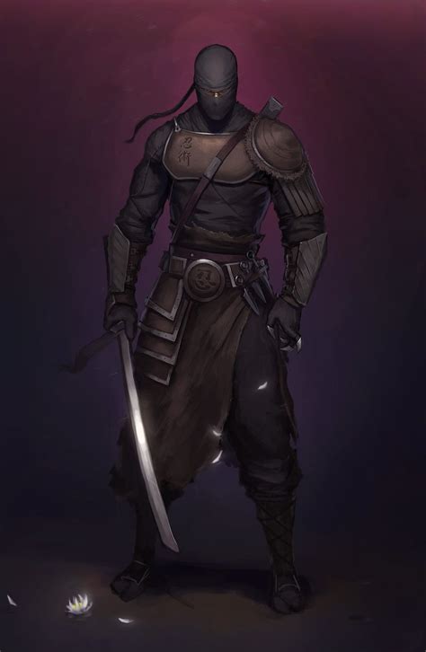 ArtStation - Ninja, Aleksey Bayura | Ninja art, Warrior, Character portraits