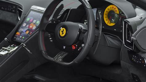 Скачать обои Ferrari, steering wheel, Roma, Ferrari Roma, раздел ...