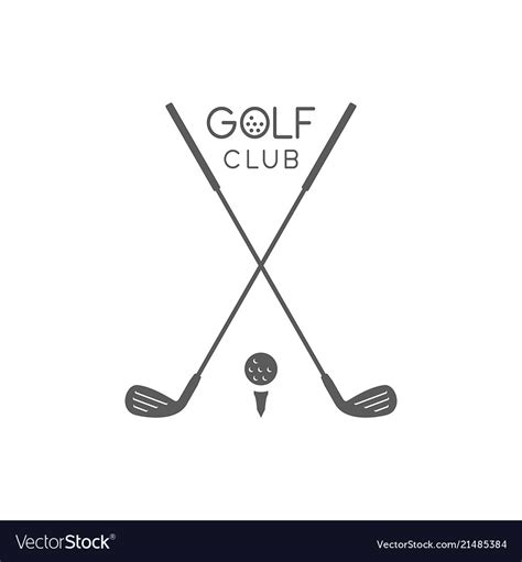 Golf club logo Royalty Free Vector Image - VectorStock