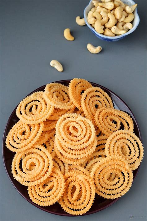 Cashew Murukku | Easy South Indian Snack Recipe | Recipe | Indian snacks, South indian snacks ...