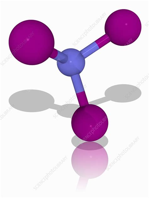 Nitrogen triiodide chemical compound molecule - Stock Image - F016/9916 - Science Photo Library