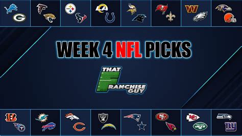 Week 4 NFL Predictions & Vegas Picks - YouTube