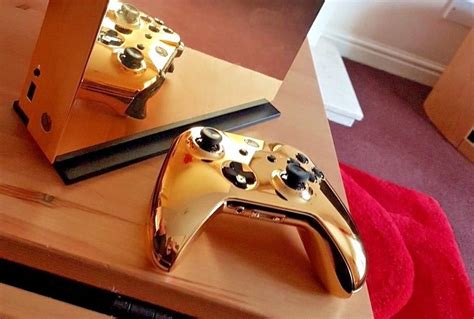 a 24K gold Xbox one X discovered, and for sale! - The Database for all console colors and ...