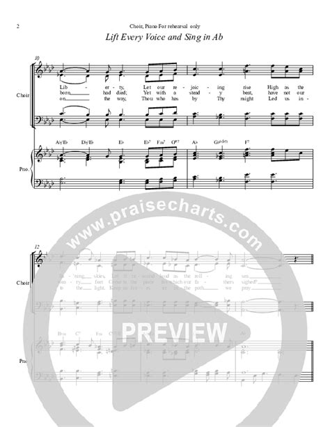 Lift Every Voice And Sing Sheet Music PDF (Chris Hansen) - PraiseCharts