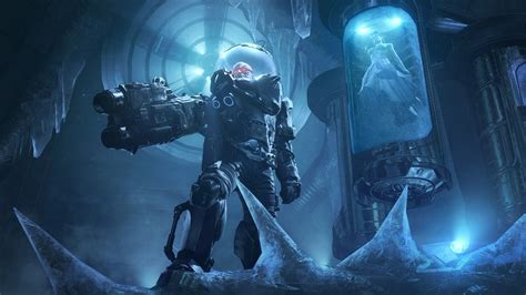 Mr. Freeze And Nora Inside The Cryogenic Chamber From Arkham Origins ...