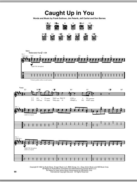 Caught Up In You by 38 Special - Guitar Tab - Guitar Instructor