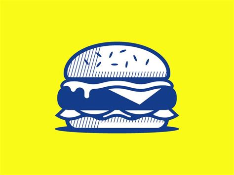 Beef Burger | Food logo design inspiration, Burger branding, Logo design creative