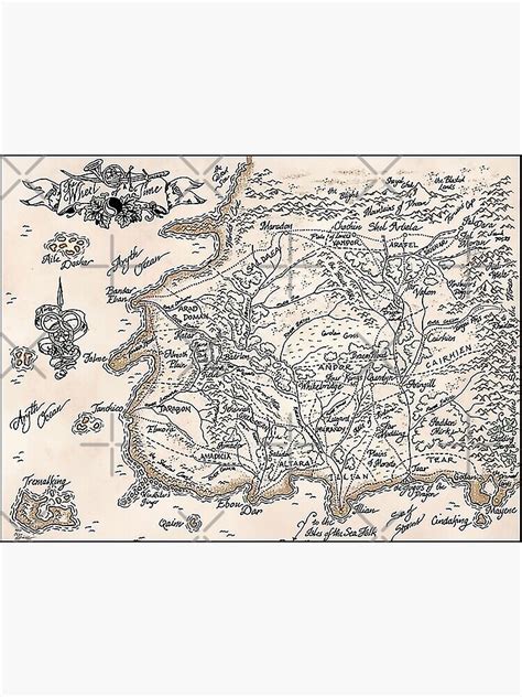 "wheel of time map" Poster for Sale by rollolori | Redbubble