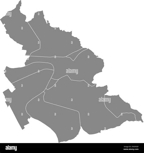 Gray boroughs map of ASCHAFFENBURG, GERMANY Stock Vector Image & Art - Alamy