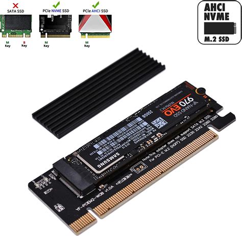 EZDIY-FAB NVME PCIe Adapter, M.2 NVME SSD to PCI Express Adapter with ...