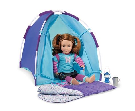 american girl doll camping gear | Blue Camping Set | Our Generation Dolls | American Girl Doll ...