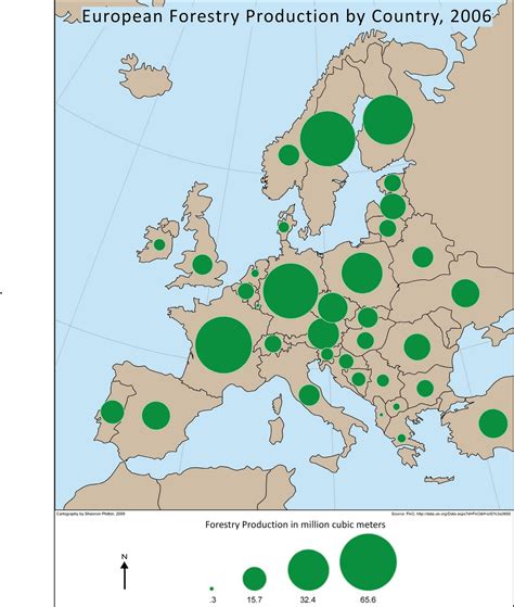 Josh Parker's Environmental Biology Blog: Proportional Symbol Map