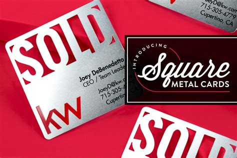 SQUARE METAL CARDS SPOTLIGHT | Our Smallest Cards Pack The Biggest Punch!