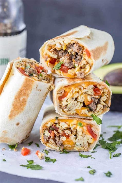 Breakfast Burrito (Freezer-Friendly Recipe) - Valentina's Corner