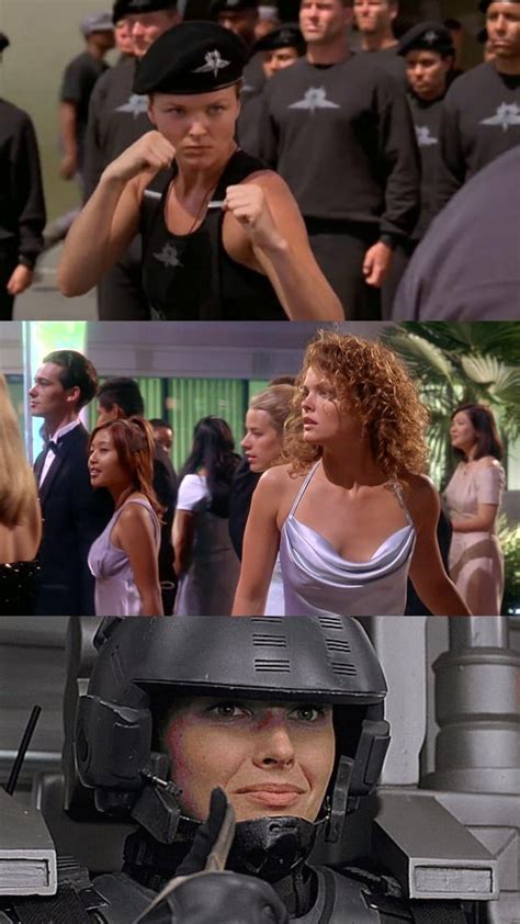 Dina Meyer as Dizzy Flores in: Starship Troopers (1997) by Paul ...