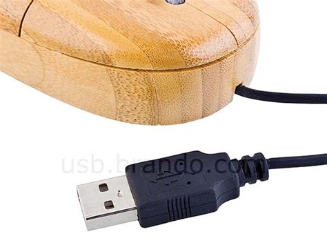 Bamboo Wood USB Keyboard and Mouse | Gadgetsin