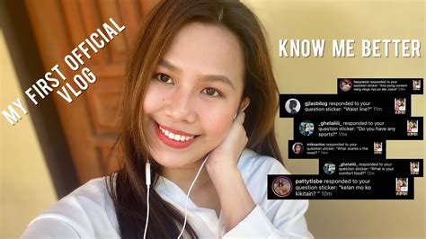 GET TO KNOW ME BETTER | Joyce Sangalang - YouTube